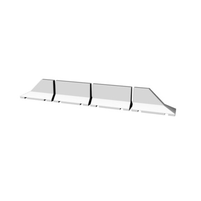 New 12 X Concrete Jersey Barriers O Gauge 1:50 Scale Models Train - Foto 9