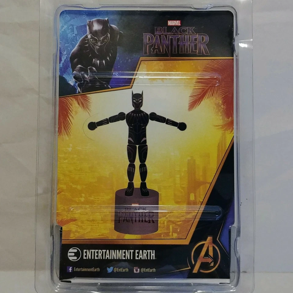 Деревянная кукла-толкатель из фильма Black Panther эксклюзивный выпуск Wakouwa новая нераспакованная - Изображение 4 из 4