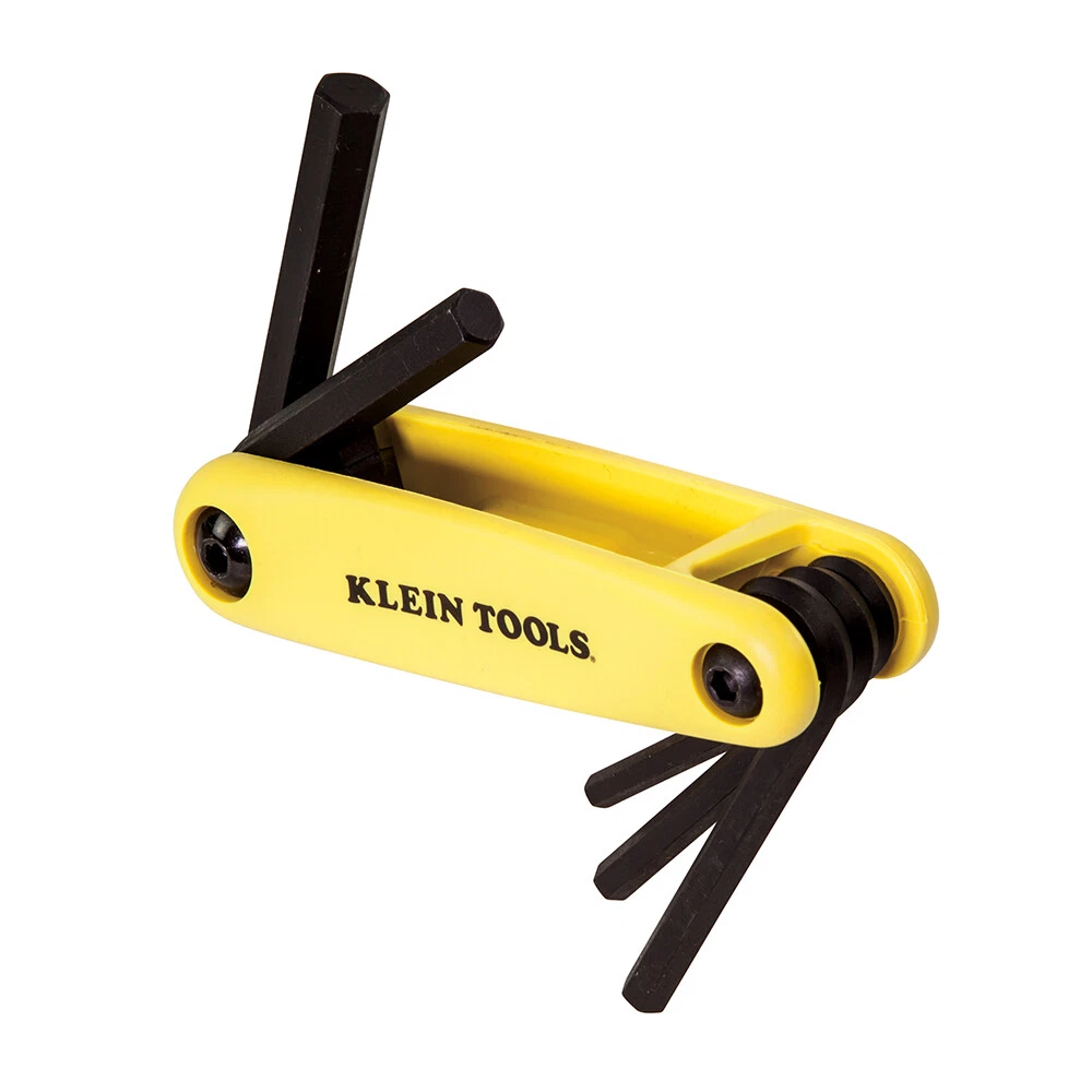 Klein Tools 70570 Grip It Hex Key Sets with 5 Inch Sizes Yellow
