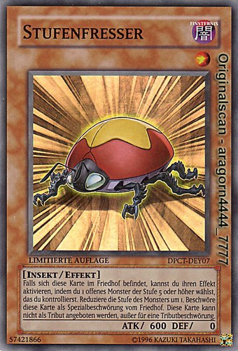 YU-GI-OH, STUFENFRESSER, SR, DPCT-DEY07, LIM, TOP