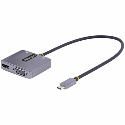 StarTech USB-C to HDMI VGA 3.5mm Audio Multiport Adapter 122USBCHDMI4KVGA
