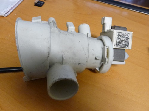 Miele 0518115 Ablaufpumpe Laugenpumpe Hanning DPS 25-309 M.Nr. 06239560  30W