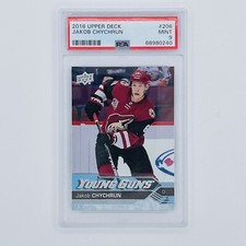 Jakob Chychrun PSA 9 💎 2016-17 Upper Deck #206 Young Guns Rookie Card