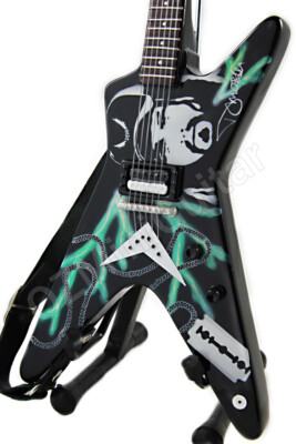 Miniature Guitar Dean Dimebag BLADE Tribute & Strap