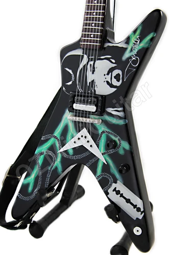 Miniature Guitar Dean Dimebag BLADE Tribute & Strap