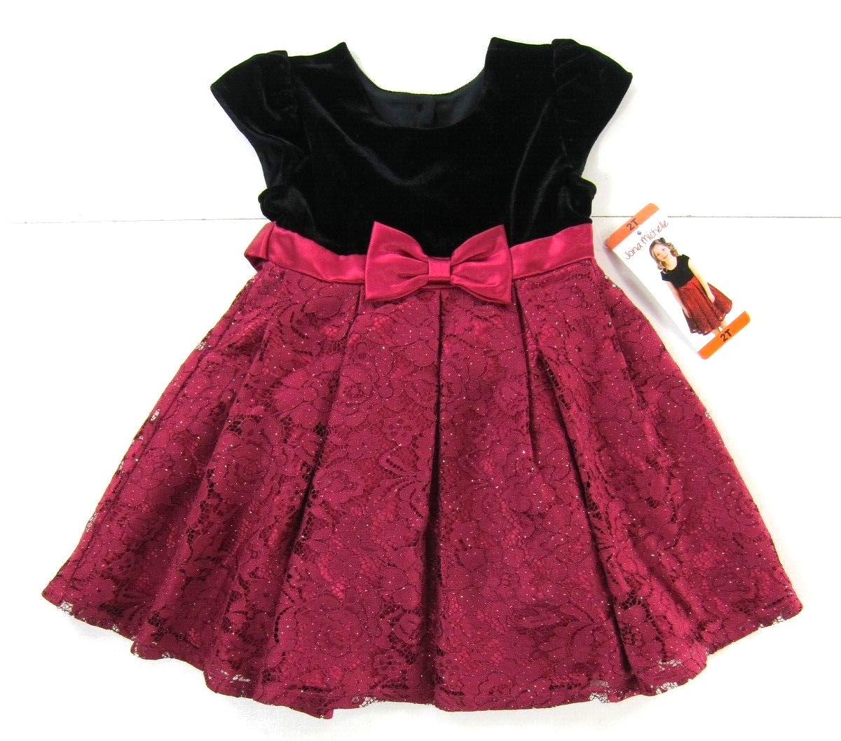 jona michelle red dress Jona Michelle | Dresses | Nwt Jona Michelle Girls Red Floral Appliqu Tulle Dress Size 5