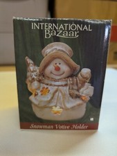Snowman Votive Holder - NEW