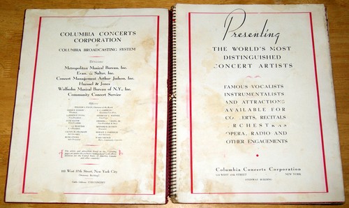 CATALOGO COLUMBIA ARTIST ALBUM 1935 Gigli Menuhin Heifetz Tibbett Iturbi Casella - Picture 2 of 12