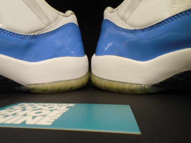 2001 NIKE AIR JORDAN XI 11 RETRO LOW UNC WHITE COLUMBIA BLUE