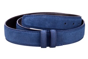 blue suede belt mens