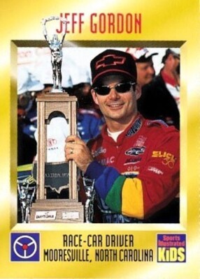 Set 2 Jeff Gordon 1997 & 1998 Sports Illustrated for Kids SI NASCAR racing cards