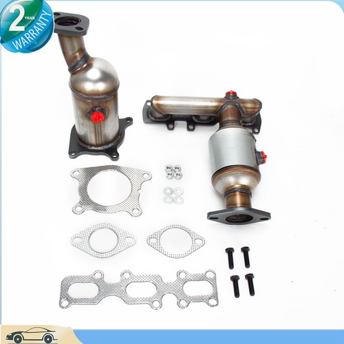 Pair Catalytic Converters Replace Set For 20112014 Ford Edge 3.5/3.7L