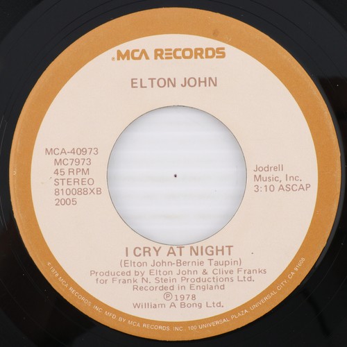 Elton John – Part-Time Love / I Cry At Night - 1978 45 rpm 7" Record MCA-40973 - Picture 5 of 20