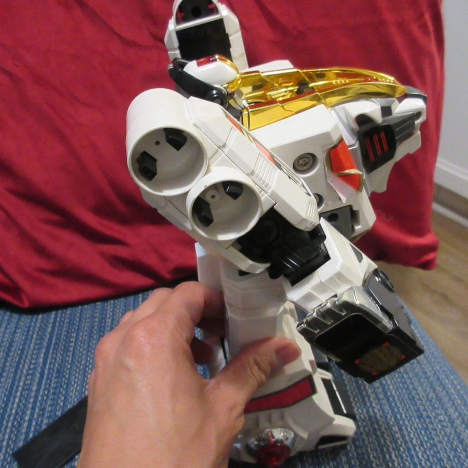 Power Rangers White Tiger Zord Bandai 1994 incompleto no funciona Foto 3 de 4