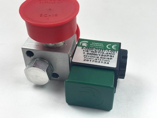 Spartan Scientific Solenoid Valve, 9-3900-21237-1-001, 1/8" NPT, 24VDC - Picture 2 of 9
