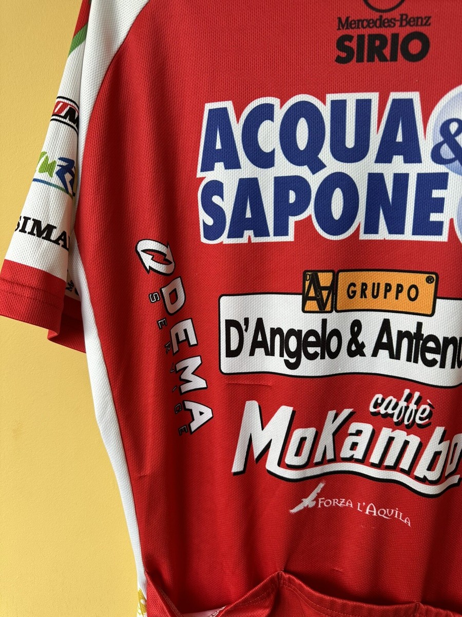 Acqua & Sapone Cycling Team set jersey + bib shorts size L