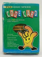 PSX High Speed Code Card Playstation Open Box...