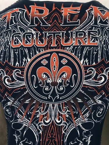 Camiseta Xtreme Couture by AFFLICTION Para Hombre TÉRMICA REMACHADO - Imagen 11 de 12
