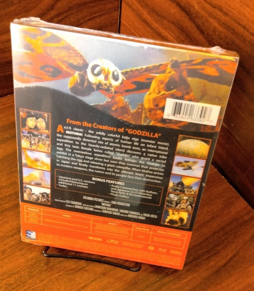 モスラ 1961 スチールブック Blu-ray Mothra (Blu-ray, 1961, Steelbook Edition) NEW (Sealed)FREE