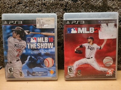MLB 2K13 & MLB 10 The Show Sony PlayStation 3 PS3 