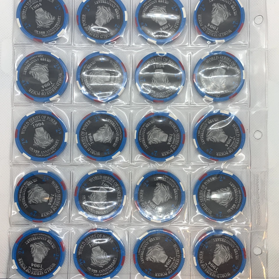 Binion's Horseshoe - $2.50 Casino Chips - *Set(20) - World Series of Poker* - Image 2 of 2