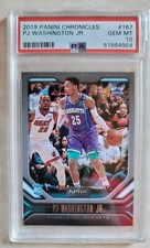 🔥2019 Panini Chronicles NBA #167 PJ Washington Jr Playbook RC PSA 10 Low Pop 4