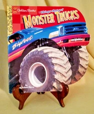 THINGS THAT GO MONSTER TRUCKS GOLDEN BOOK STORYBOOK CRAIG ROBERT CAREY FE 2001.