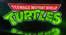 TMNT Teenage Mutant Ninja Turtles Led Lightbox Sign 9 inches! Hang or stand!