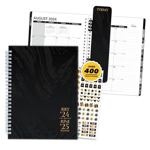 12 Months Weekly Planner 2024-2025 Jul 2024-Jun 2025, 6.4x8.3in Weekly
