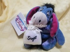 Disney Store Winnie the Pooh Sugar Plum Fairy Eeyore Bean Bag plush