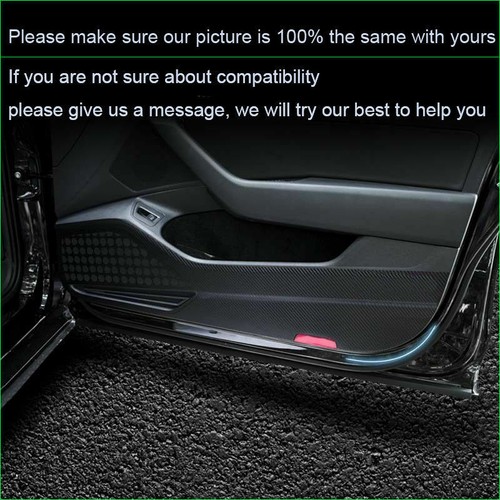 Door Side Edge Anti kick Protection Film Carbon Fiber Sticker For Cadillac XTS - Bild 5 von 6