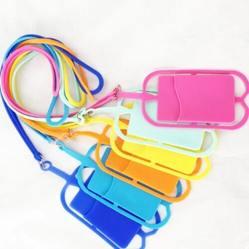 Silicone Cell Phone Lanyard Case Necklace Strap Neck Cord Holder Brand New - Image 4 of 4
