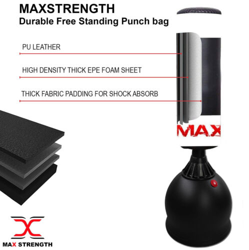 Free Standing Boxing Punching Bag Stand Kick Heavy MMA Martial Art Training - Picture 13 of 178
