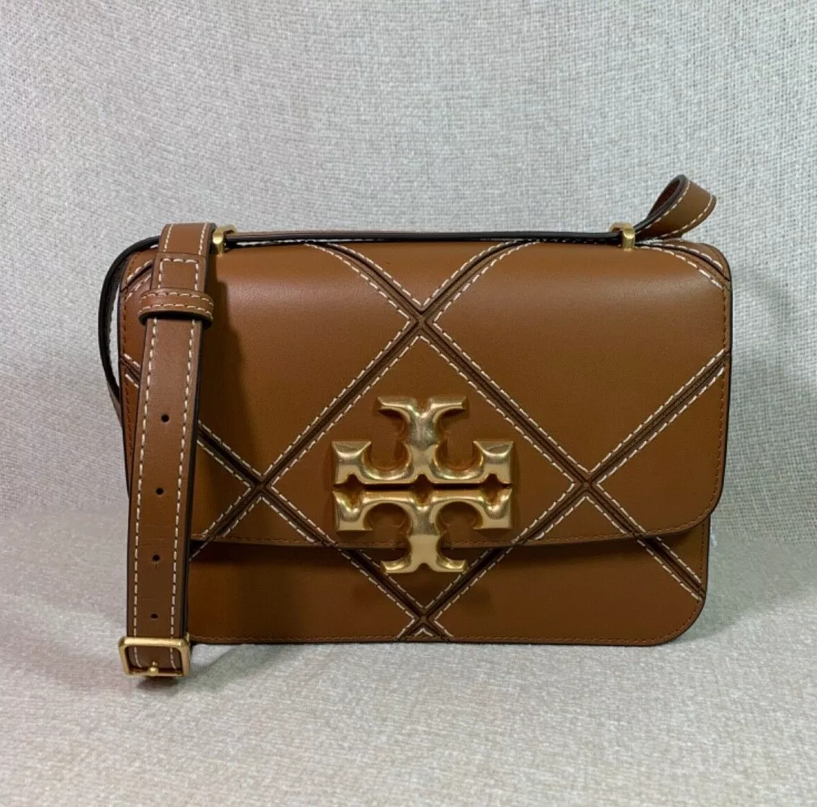 Tory Burch Classic Cuoio Cutout Logo Leather Tote 134574-902 196133247174 -  Handbags - Jomashop