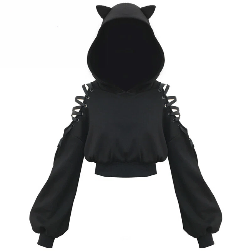 Kawaii Gothic Hoodie Kawaii Gothic Garment Cute Sweatshirt -  Hong Kong