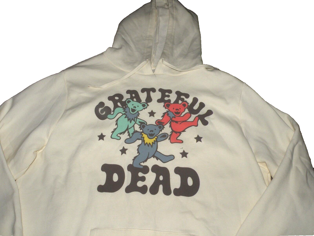 Grateful Dead Dancing Bears Mens 2XL Hoodie NWT Retail $68