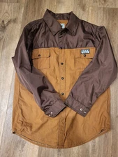 Dan's Hunting Gear Brush Briar Proof Shirt Canvas Brown Tan USA - L, Large
