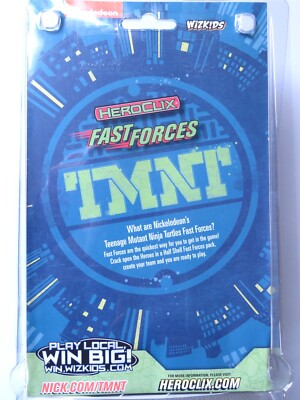 TMNT Heroes in a Half Shell HeroClix FAST FORCES Pack 6 figure Set