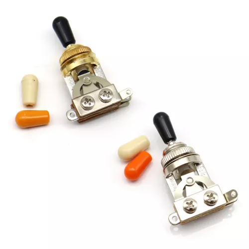 Fit Les Paul/Gibson Electric Guitar 3 Way Toggle Switch With (3 color) Knobs