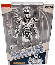 TMNT Black And White Shredder Action Figure Mirage Signature Edition NECA