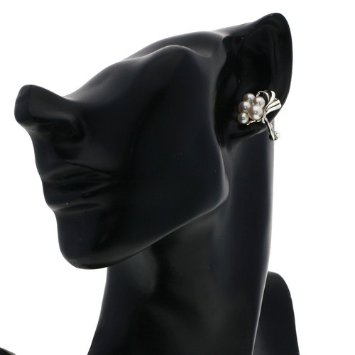 Pendiente MIKIMOTO Perla Perla Plata - Imagen 4 de 6