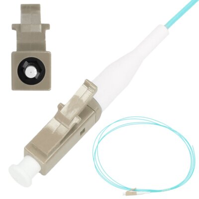 LC/UPC Pigtail Stecker Multimodus OM3 50/125 2m Easy strip für CCTV-Kameras