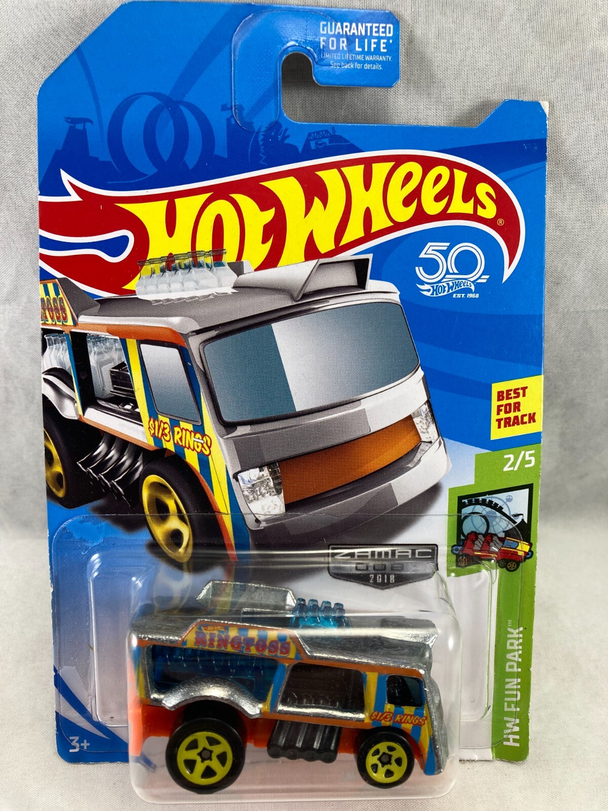 Hot Wheels Zamac 008 2018 HW Fun Park 2/5 Chill Mill 50th