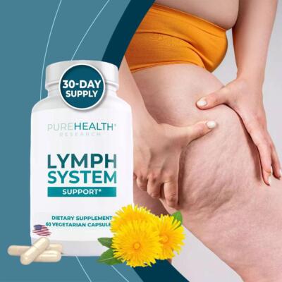 PureHealth Research Lymphatic Supplement To Reduce Swelling -Lymphatic Support
