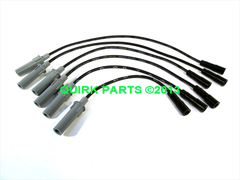 01-08 Grand Caravan Chrysler Town Country 3,3 L y 3,8 L cables de bujía OEM MOPAR Foto 4 de 4