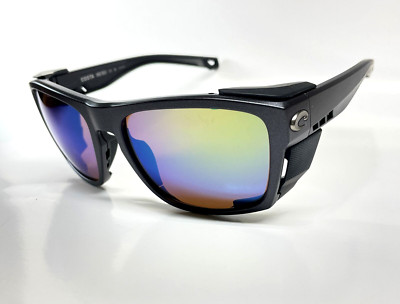 Costa Del Mar KING TIDE 6 BLACK PEARL Matte Frame Green Mirror 580 Glass lens