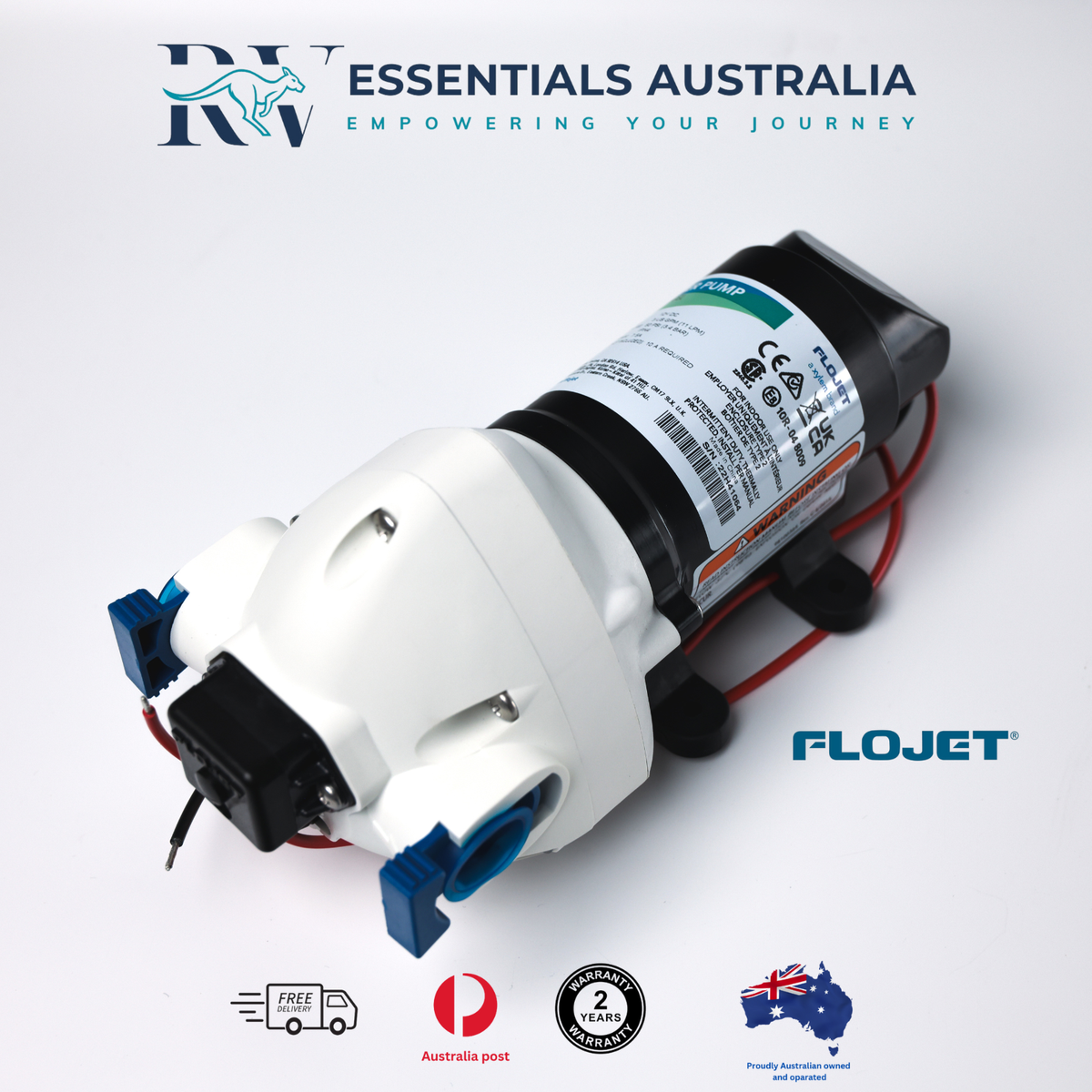 Upgrade R3526144D RV Water Pump Replace R3526144A/03526144A, 3.0 GPM 50-PSI - View #9