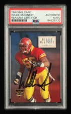 Willie McGinest Signed 1994 SkyBox Premium #160 RC (PSA) - A