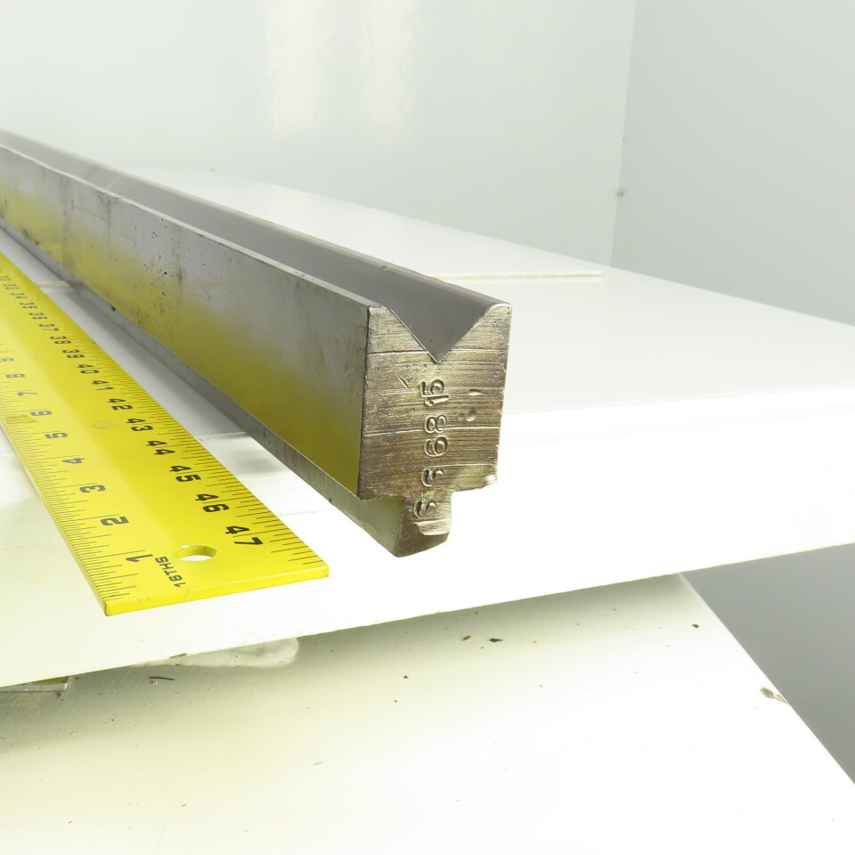 531/4" Press Brake 90° Forming V Angle Die Block 1/2" Tang 13/4"H x 1