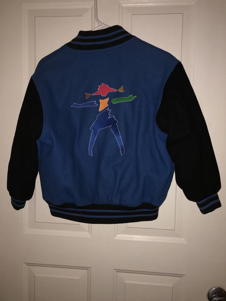 Chaqueta Universitaria American Girl Gear Girls Azul/Negro Talla Pequeña Foto 2 de 2